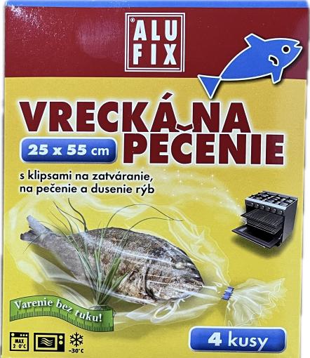 VOLF SK, s.r.o. Alufix - Vrecká na pečenie 25x55cm / 4ks (na ryby)