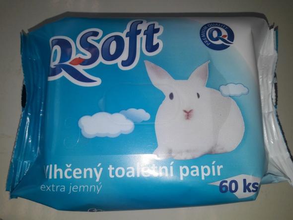 Q Soft 60ks Sensitive - Vlhčený toaletný papier