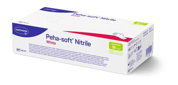 Hartmann - Rukavice Peha-soft nitrile, biele, M, bal. 100ks