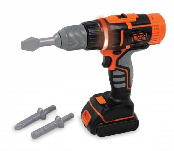 Smoby SMOBY 360106 Elektrická vŕtačka Black&Decker so svetlom a zvukom