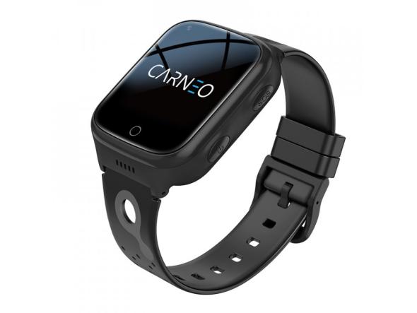 Carneo GuardKid+ 4G Platinum Black - Detské smart hodinky