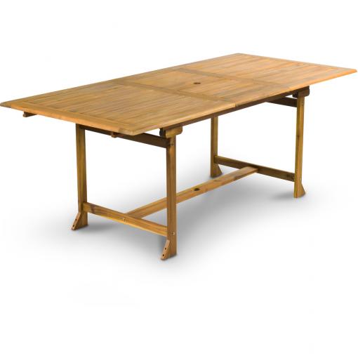FIELDMANN   FDZN 4104-T - záhradný rozkladací stôl drevený, rozmery 200/150 x 90 x 75 cm