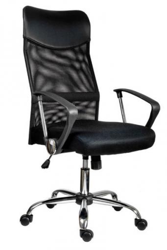 TENESSE CI - Kancelárska stolička čierna sieťovina/čierna látka