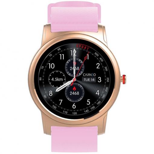 Carneo Prime platinum zlatá/ružová - smart hodinky