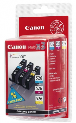 Canon CLI-526 set CMY - Náplne pre tlačiareň
