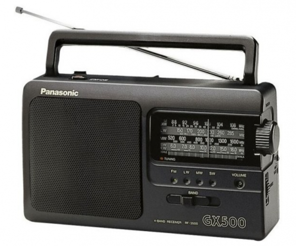 Panasonic RF-3500E9-K čierny - Prenosný rádioprijímač