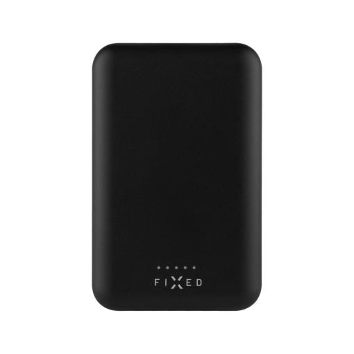 FIXED MagZen USB-C 6000mAh čierny PD 20W - Power bank s bezdrôtovým nabíjaním a podporou Magsafe