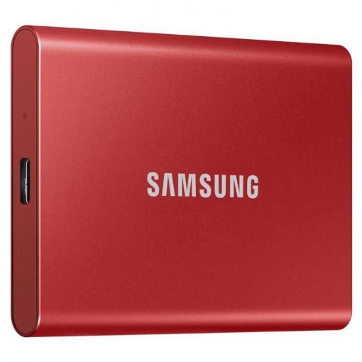 Samsung T7 500GB red - SSD prenosný disk USB-C 3.1