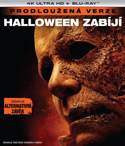 Halloween zabíja (2BD) - pôvodná a predĺžená verzia - UHD Blu-ray film (UHD+BD)