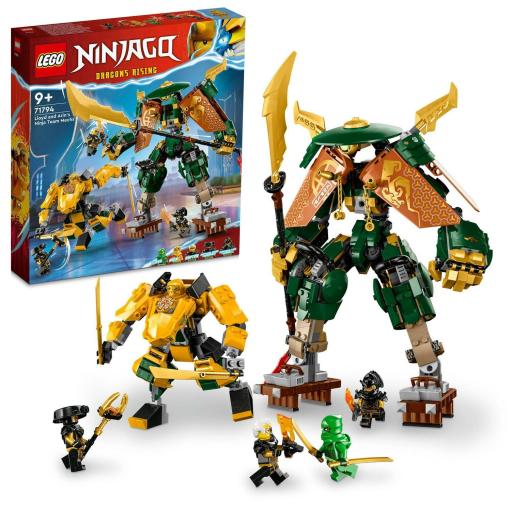 LEGO LEGO® NINJAGO® 71794 Lloyd, Arin a ich tím nindžovských robotov