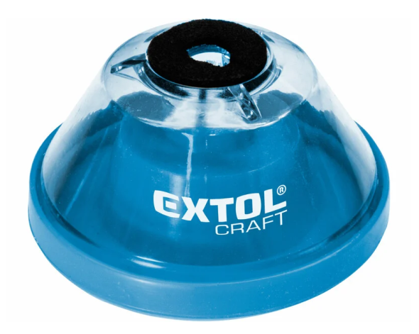 EXTOL - Lapač prachu pre vŕtačku, pre vrtáky 4-10mm, rozmery: O88x44mm