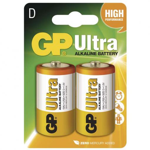GP Ultra LR20 (D) 2ks - Batéria alkalická