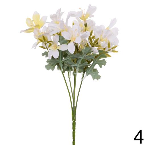 Kytica kvietky BIELA 30cm - Umelé kvety