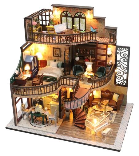 Dvěděti miniatúra domčeka Pavilón stavby snov - skladačka