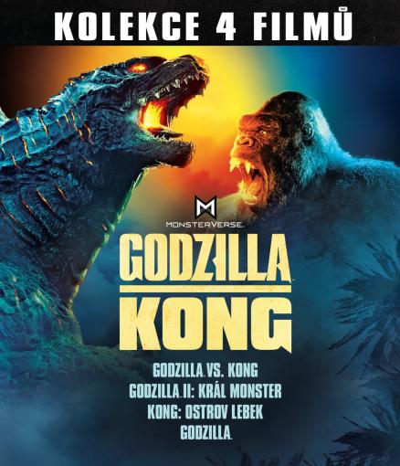 Godzilla a Kong kolekcia (4BD) - Blu-ray kolekcia