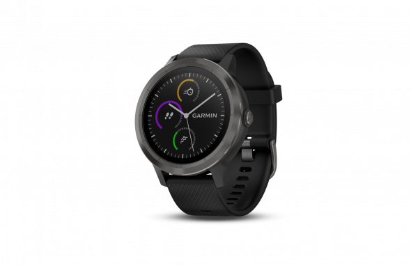 Garmin vívoactive 3, Black Silicone, Slate - Smart hodinky s GPS