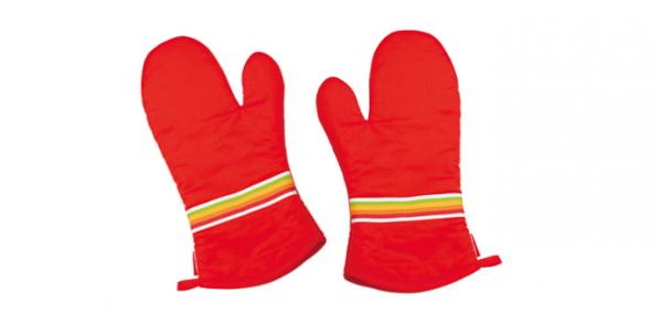 Tescoma Presto TONE - Kuchynské rukavice PRESTO TONE, pravá a ľavá - červená