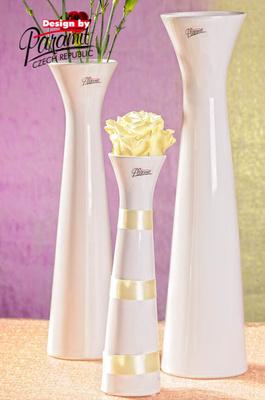 Paramit - Váza SISI biela 34cm