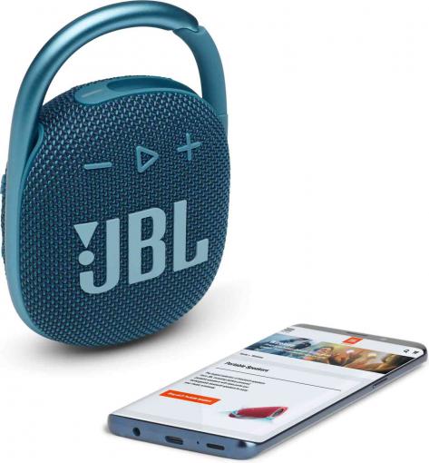 JBL CLIP 4 modrý - Ultra prenosný vodeodolný reproduktor