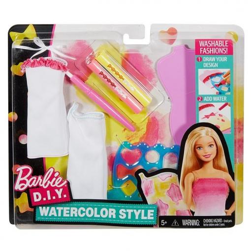 Mattel Barbie VÝPREDAJ - Barbie Akvarelové návrhárstvo žlto-ružové DWK51 - Barbie