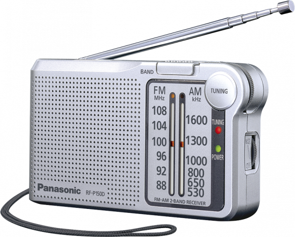 Panasonic RF-P150DEG-S strieborný - Prenosný radioprijímač