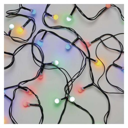 Emos LED vianočná cherry reťaz – guličky 20m multicolor, programy - Vianočné osvetlenie vonkajšie aj vnútorné