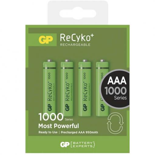 GP ReCyko+ HR03 (AAA) 950mAh 4ks - Nabíjacie batérie