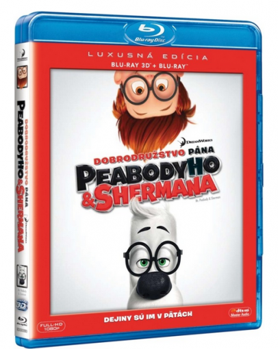 Dobrodružstvá pána Peabodyho a Shermana - 3D + 2D Blu-ray film