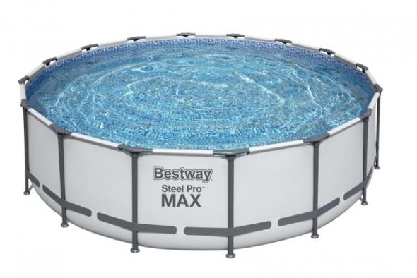 Bestway Bazén Bestway® Steel Pro MAX, 5612Z, filter, pumpa, rebrík, plachta, 4,88x1,22 m - Bazén