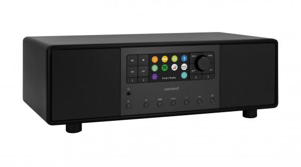 Sonoro Primus čierny matný - Internetové rádio s DAB+, Bluetooth, Spotify