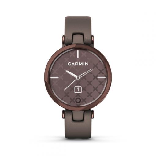 Garmin LILY Classic Dark Bronze/Paloma Italian Leather - Smart hodinky