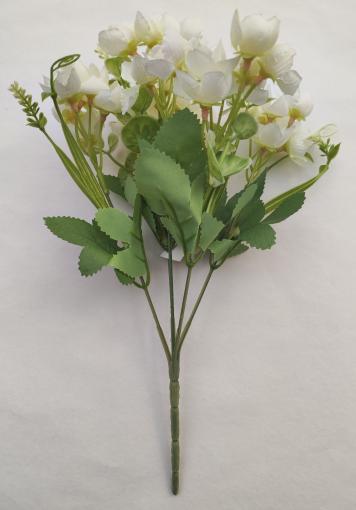 Kytica frézia 31cm BIELA - Umelé kvety