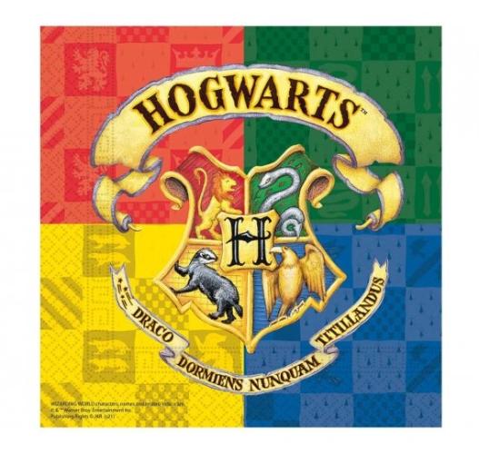 Wiky Servítky Harry Potter 33x33cm 20ks - oslava