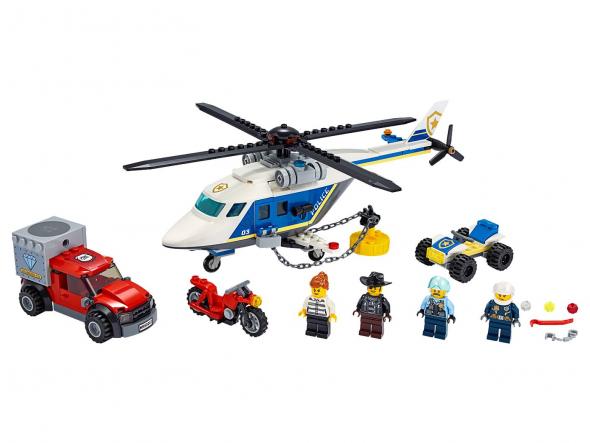 LEGO City Prenasledovanie policajnou helikoptérou - Stavebnica