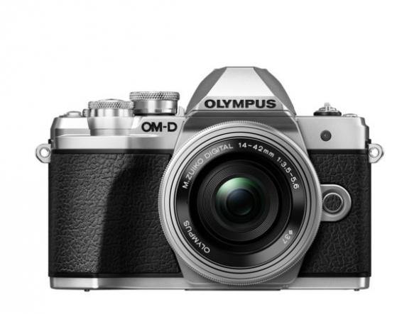 Olympus E-M10 Mark III strieborný + 14-42mm EZ Pancake strieborný - Digitálny fotoaparát