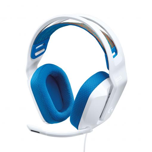 Logitech G335 Wired Gaming Headset White - Hráčske slúchadlá s mikrofónom