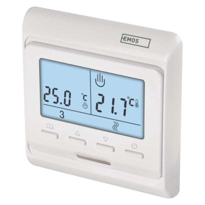 Emos Izbový termostat pre podlahové kúrenie, drôtový, P5601UF - Izbový termostat