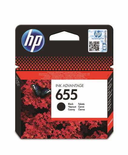 HP 655 Black - Náplň pre tlačiareň