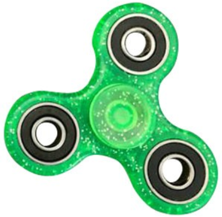 SPINNER perleťovo lesklý zelený - Fidget Spinner