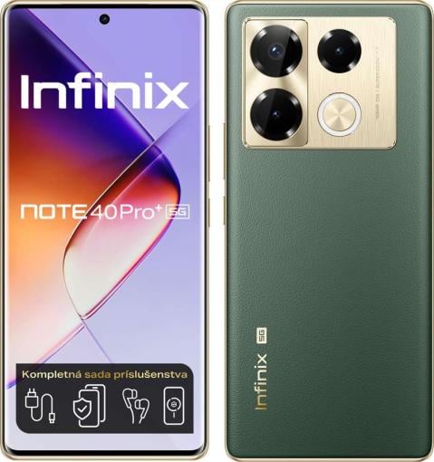 Infinix Note 40 PRO+ 5G 12/256GB zelený - Mobilný telefón