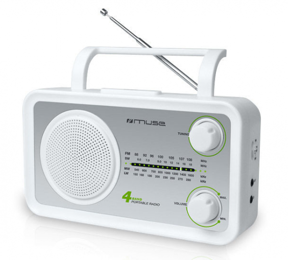 Muse M-05SW biele - Prenosný rádioprijímač