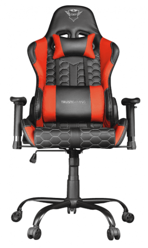 Trust GXT 708R Resto Gaming Chair Red - Herné ergonomické kreslo