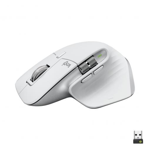 Logitech MX Master 3S Performance Wireless Mouse - PALE GREY - Bluetooth laserová myš