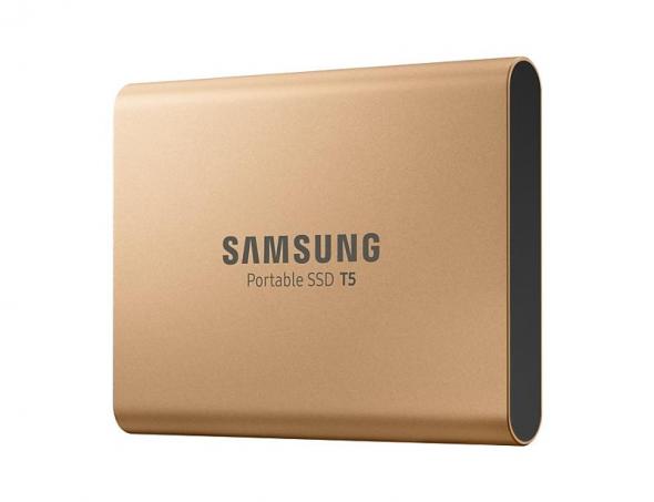 Samsung T5 500GB gold - SSD prenosný disk USB-C 3.1