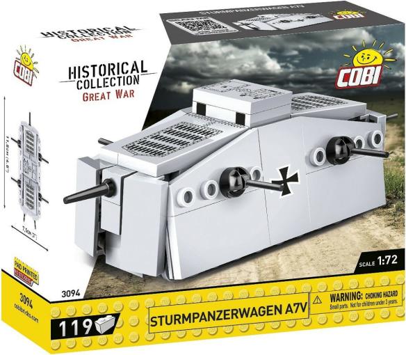 Cobi Cobi Sturmpanzerwagen A7V, 1:72, 119 k