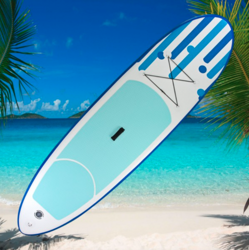 Dema Stand-Up Paddleboard nafukovací s príslušenstvom do 110 kg, 305x81 cm, modrý - paddleboard