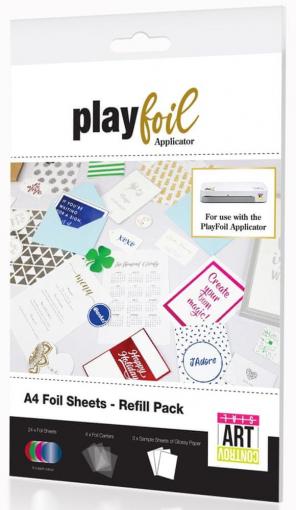 ControvARTsial PlayFoil Applicator Refill Kit MULTI-COLOUR - Náhradné fólie A4 pre PlayFoil – farebné 24ks