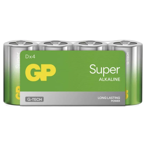 GP Super LR20 (D) 4ks - Batérie alkalické