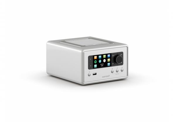 Sonoro Relax strieborný - Internetové rádio s DAB+, Bluetooth, Spotify