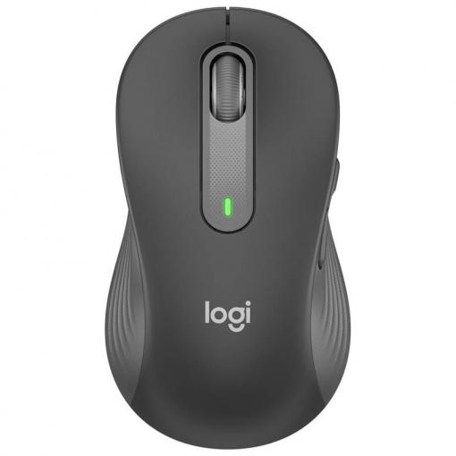 Logitech M650 Left Signature Wireless Mouse - GRAPHITE - Wireless optická myš